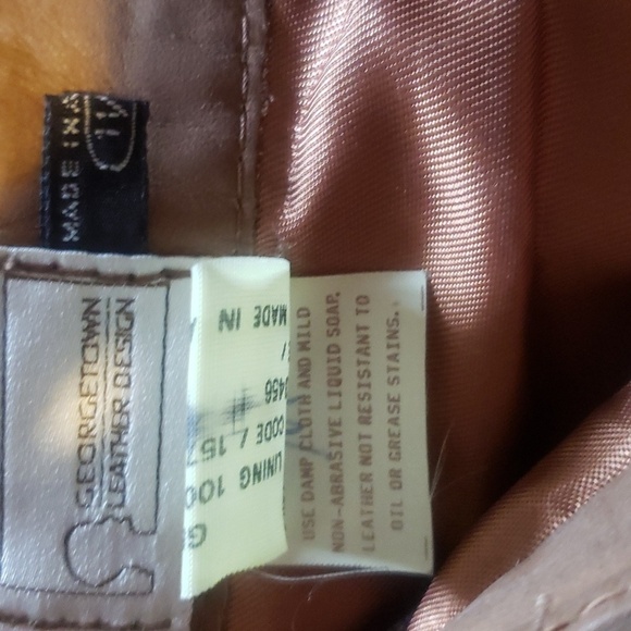 VINTAGE 1990s Leather Suit excellent condition 🩵 - Picture 6 of 9